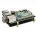 X735 V2.5 Board X857-C3 Metal Enclosure+ X862 V2.0 M.2 NGFF SATA SSD Storage Expansion Board + Adapter for Raspberry Pi 4