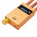 G619 High-Sensitivity RF Detector GPS Bug Detector Camera Detector With LED Audio Vibration Alarms