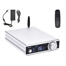 BRZHIFI M6 80Wx2 Lossless Hifi Amplifier Headphone Amp DAC Bluetooth 5.0 Digital Player Silver