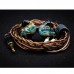 KINERA Freya 3BA+1DD In Ear Earphones Hybrid Hand Painted Earbud HIFI DJ Monitor Headset-Black