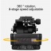 ZIFON YT-1000 Auto Motorized Rotating Panoramic Head Remote Control Pan Tilt Video Tripod Head Stabilizer for Smartphone Cameras