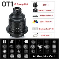 Soonpho OT1 Focalize Conical Snoots Photo Optical Condenser Art Special Effects Shaped Beam Light Cylinder W/50mm F1.7 Lens