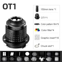 SoonPho OT1 Focalize Conical Snoots Photo Optical Condenser Art Special Effects Shaped Beam Light Cylinder W/150mm F2.8 Lens