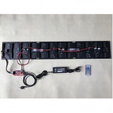 AS1000 3*P5 Voice Control RGB Music Spectrum Display Rhythm Light With Controller Board Power Supply