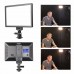 L122T LED Video Light Ultra thin LCD Bi-Color Dimmable DSLR Studio LED Light Lamp Panel for Camera DV Camcorder