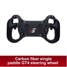 SIMAGIC GT4 Wheel Carbon Fiber Single Clutch Steering Wheel for Alpha Mini Base Direct Drive Simulator