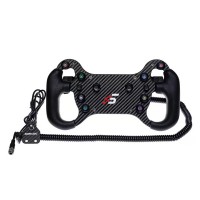 SIMAGIC GT4 Premium Wheel Carbon Fiber Single Clutch Steering Wheel for Alpha Mini Base Direct Drive Simulator