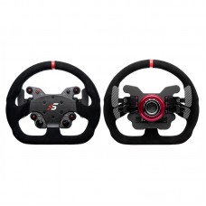 SIMAGIC GT1D Dual Clutch Steering Wheel with D1 Quick Release for Alpha Mini Base Direct Drive Simulator