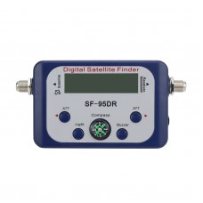 SF-95DRL Digital Satellite Finder Satellite Signal Meter Compass TV Dish FTA LNB Satfinder Receiver 