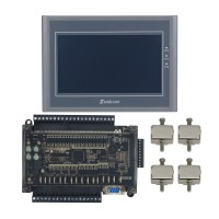 For Samkoon EA-070B 7" HMI Touch Screen 800*480 + FX3U-32MT PLC Controller Board 8-Way 100K Pulse