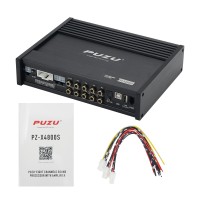 PUZU PZ-X4800S DSP Amplifier Bluetooth Car Amp DSP Digital Signal Processor 8x150W 4 IN 8 OUT