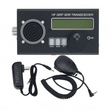 USDR/USDX HF QRP SDR Transceiver SSB/CW Transceiver 8-Band 5W Ham Radio Black Shell With Handheld Mic