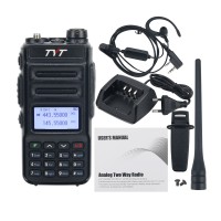 TYT TH-UV88 Walkie Talkie VHF UHF Radio 8W VHF UHF Transceiver With Earbud For Road Trips Business