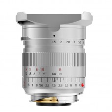 TTArtisan 21MM F1.5 Lens Full-Frame Ultra Wide-Angle Lens Silver For Leica M Mount Mirrorless Cameras