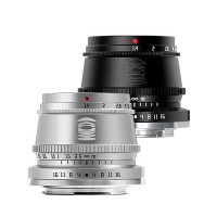 TTArtisan APS-C 35MM F1.4 Lens Fixed Focus Mirrorless Camera Lens Silver For Canon M Mount