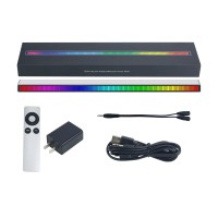 128-LED Pickup Rhythm Light RGB Music Spectrum Display Car Desktop Atmosphere Light For Music Levels