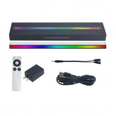 128-LED Pickup Rhythm Light RGB Music Spectrum Display Car Desktop Atmosphere Light For Music Levels