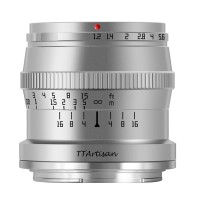 TTArtisan 50MM F1.2 Lens APS-C Large Aperture Portrait Lens For Nikon Z Mount Z50 ZFC (Silver)