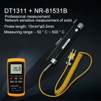 DT1311 K Type Thermometer Single-Channel Thermocouple Thermometer With NR-81531B Probe (-50 To 500℃)
