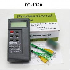 DT1320 Two-Channel Thermocouple Thermometer Industrial K Type Thermometer High Precision -50 To 204℃