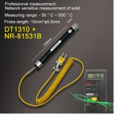 DT1310 Thermocouple Thermometer High-Precision K Type Thermometer + NR-81531B Probe (-50℃ To 500℃)