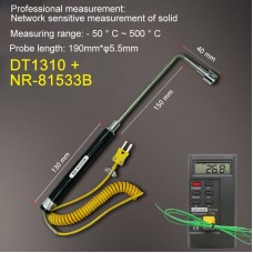 DT1310 Thermocouple Thermometer High-Precision K Type Thermometer + NR-81533B Probe (-50℃ To 500℃)