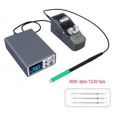 T3B Smart Soldering Station Ideal Solder Station w/ T210 Handle and Holder C210 Soldering Iron Tips