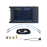 LiteVNA-64 50KHz-6.3GHz Vector Network Analyzer VNA Antenna Analyzer with 3.95" Screen for MF HF VHF