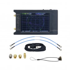 LiteVNA-64 50KHz-6.3GHz Vector Network Analyzer VNA Antenna Analyzer with 3.95" Screen for MF HF VHF