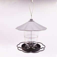 820ML Waterproof Gazebo Hanging Bird Feeder Outdoor Hummingbird Feeder Garden Seed & Nut Feeder