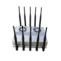 HamGeek HG10W 50W 10-Channel Phone Signal Blocker Cell Phone Blocker For Cellphones 2G/3G/4G/5G/Wifi