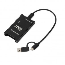 ZITAY CR-309N USB 3.2 Card Reader with LED Indicator for RED STATION RED MINI-MAG Memory Card