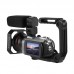 ORDRO AZ50 13MP 4K Camcorder Professional Video Camera w/ Microphone Wide-Angle Lens Hood Bracket