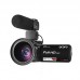ORDRO Z82 24MP Full HD 1080P Camcorder DV Camera 10X Optical Zoom w/ Microphone Wide-Angle Lens Hood