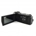 ORDRO AE8 4K Camcorder DV Camera 30MP Still Image Recording w/ Wide-Angle Lens Mic Hood Stabilizer