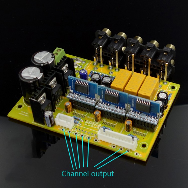 9FPGA2311X3 Audio Preamplifier Board 6Channel Volume Control Board