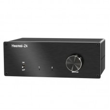 Heareal-Z4 Audiophile Amplifier Speaker Switcher Selector 1 IN 2 OUT Suitable for Passive Speakers  