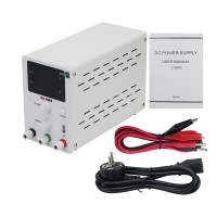 R-SPS3010 Adjustable DC Power Supply For Cellphone Repairs Output 0-30V 0-10A 3-Digit Display White