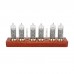 Soviet IN14 Glow Tube Clock Bluetooth Nixie Tube Clock Electronic Alarm Clock With Solid Wood Base