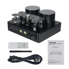 AV-889 Hifi Tube Amplifier Bluetooth Amplifier USB DAC Lossless Decoding 200W + 200W High Fidelity