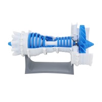 3D Printed Jet Engine Model Aircraft Engine Supercharged Engine Chrysanthemum Nozzle For Trent 1000