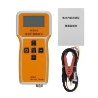 RC3563 Battery Tester Battery Internal Resistance Tester w/ Clips For Lithium Lead-Acid Batteries