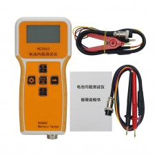 RC3563 Battery Tester Lithium Lead-Acid Battery Internal Resistance Tester w/ Clips High-End Probes