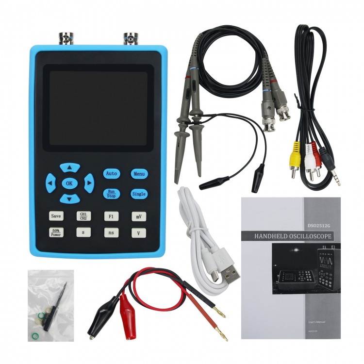 DSO112A Touch Screen 2.4inch TFT Mini Digital Oscilloscope Pocket OSC 2MHz 
