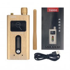 T-6000 Powerful GPS Detector Hidden Camera Detector For GPS Tracker Wireless Signal Pinhole Cameras