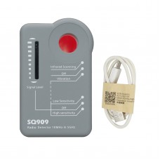 SQ909 Radio Detector 10MHz-8.5GHz GPS Tracker Detector Spy Camera Detector Vibration Warning