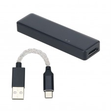 JCALLY JM10 pro DAC Amplifier HiFi Decoding CS43131 DSD256 USB Type C To 3.5MM 600ohm for PC-Black