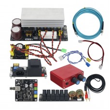 DRSSTC Driver Tesla Coil Driver Kit Power Interface Board Transformer Module w/ Resonant Capacitors