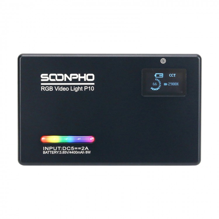 Soonpho P10 RGB Light Panel On-Camera Light Full Color Video Light Kit ...