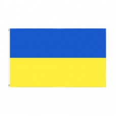 2PCS 3x5FT/90x150CM Ukraine Flag Ukrainian National Flag Double Stitched with Brass Grommets